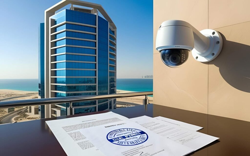 SIRA-approved CCTV camera installation in Dubai