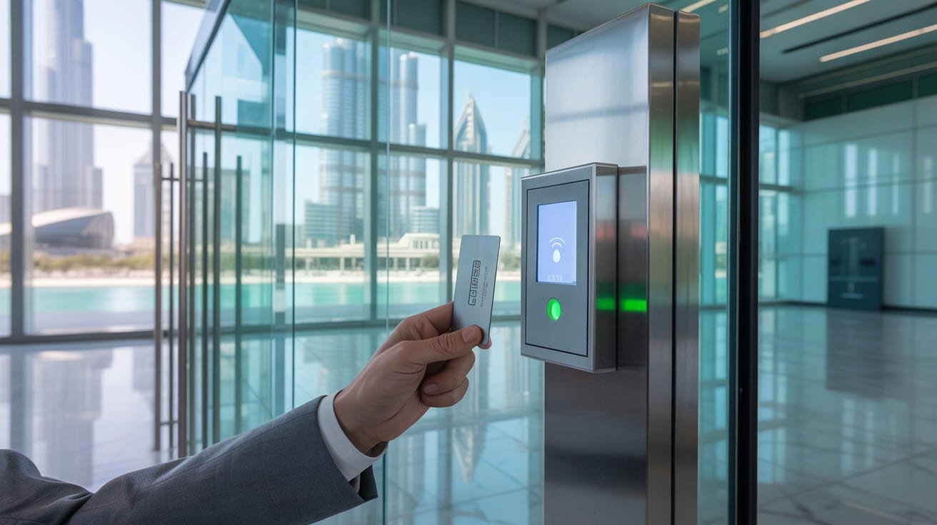RFID access control door systems in Dubai