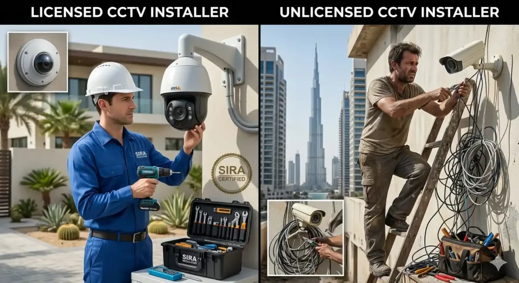 Licensed vs Unlicensed CCTV Installers